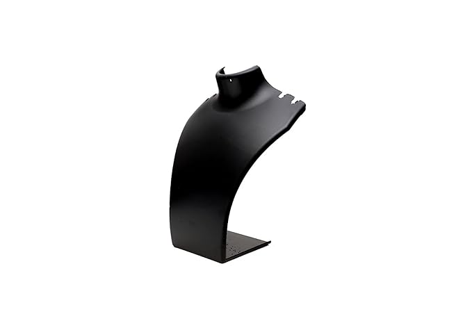 8 INCH BLACK ACRYCIL NECKLACE DISPLAY STAND PACK OF 6