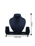 jewellery display stand 8 inch (black suede)