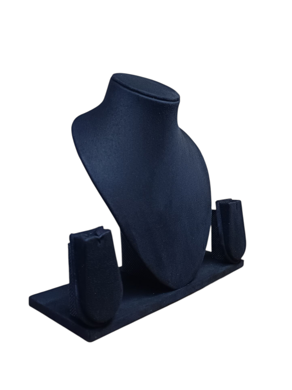 jewellery display stand 8 inch (black suede)