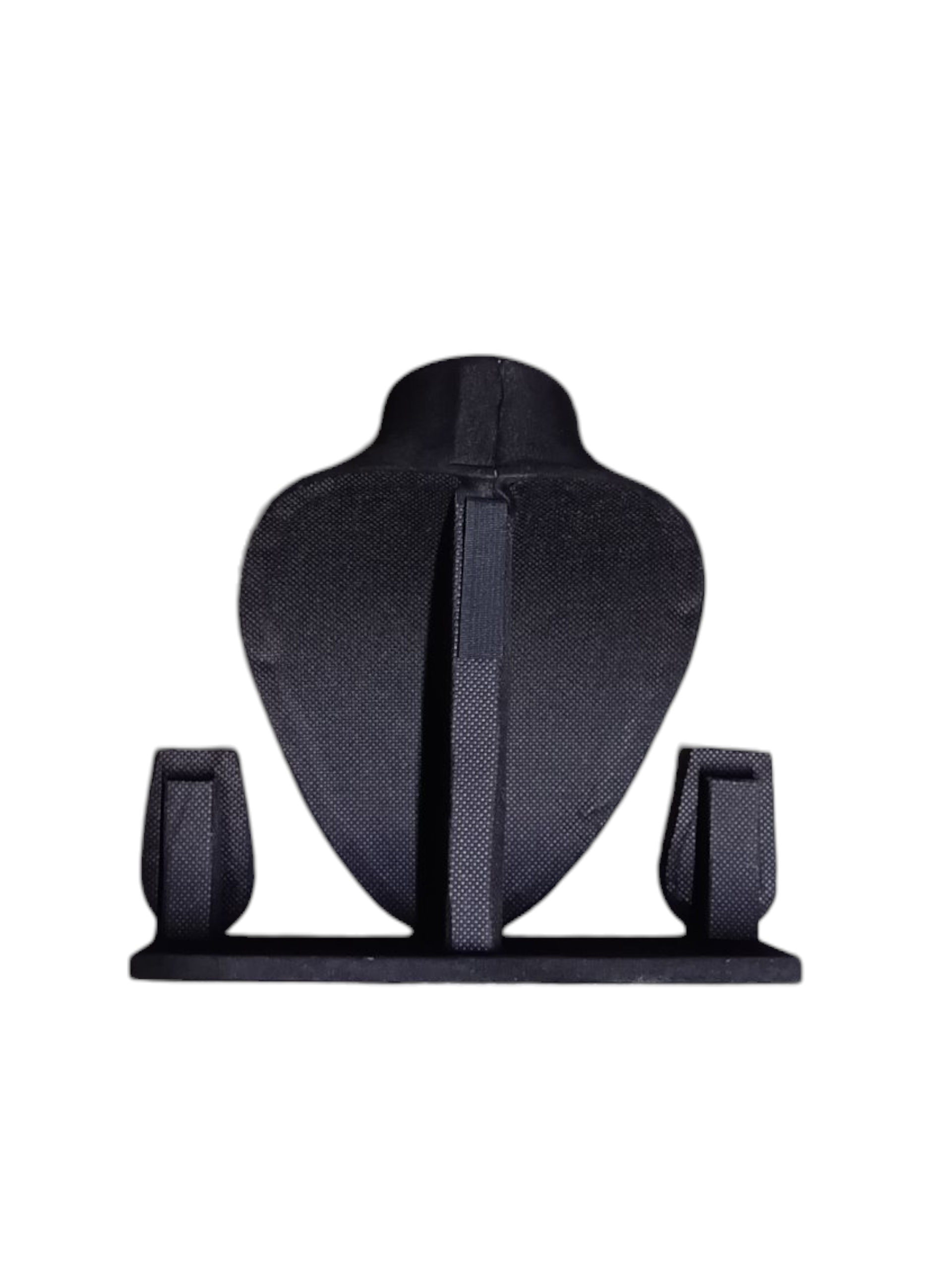 jewellery display stand 8 inch (black suede)